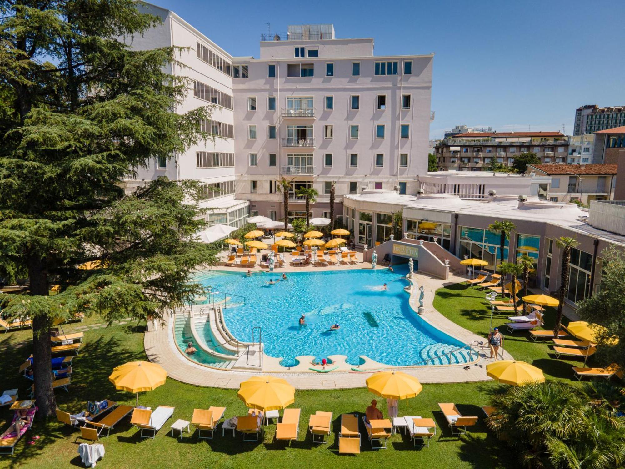 אבנו טרמה Hotel Terme Helvetia מראה חיצוני תמונה